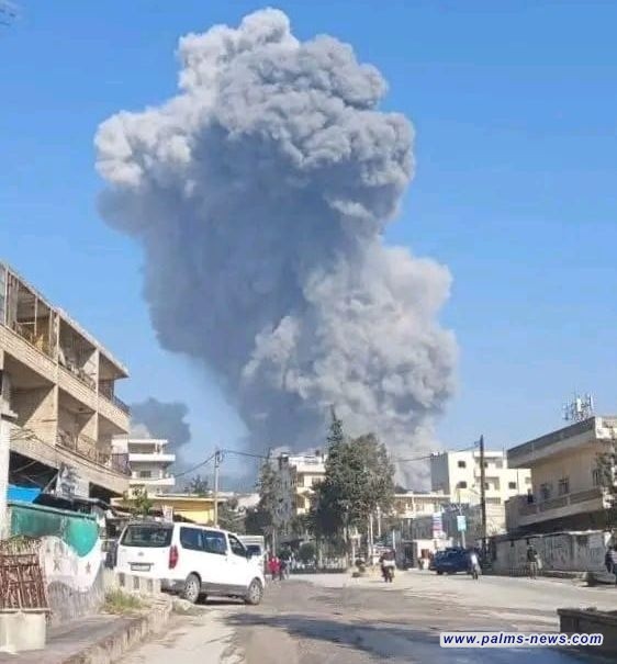 سوريا.. انفجار ضخم يهز بلدة كفر تخاريم بريف